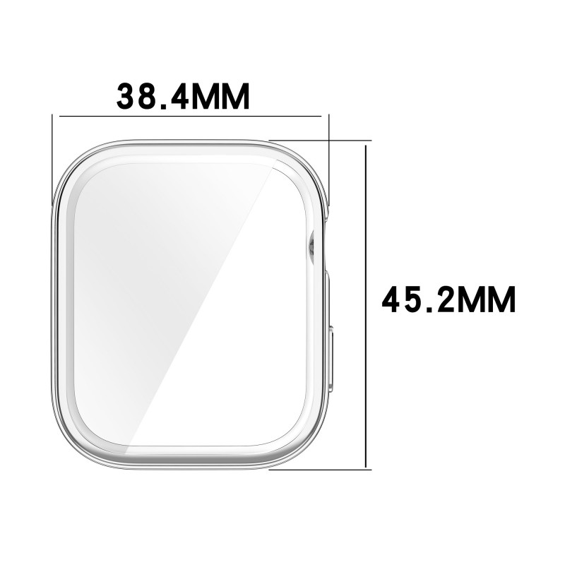 Θήκη Electroplated TPU Full Screen Cover Huawei Watch Fit 3 Clear