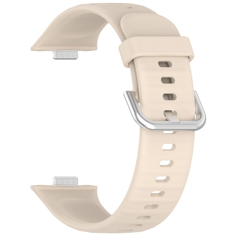 Ανταλλακτικό λουράκι QuickFit Huawei Watch Fit 3 Smoothband Beige Ανταλλακτικό λουράκι QuickFit Huawei Watch Fit 3 Smoothband Beige