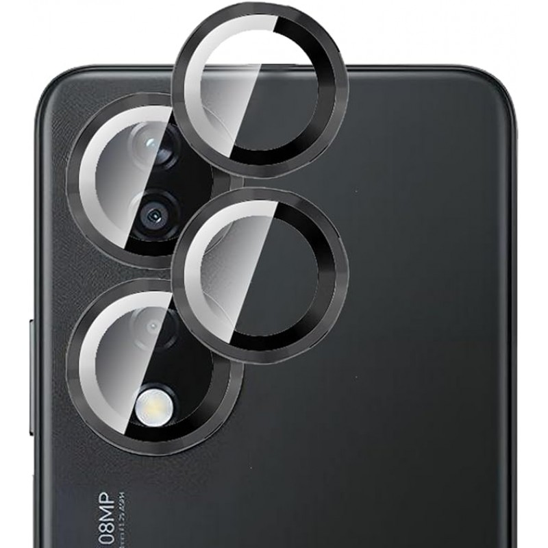Γυαλί Προστασίας Eagle Eye Camera Lens with Metal Ring  and Positioning Plate Huawei Pura 80 Ultra Tempered Glass 9H AntiCrash / AntiShock  Black
