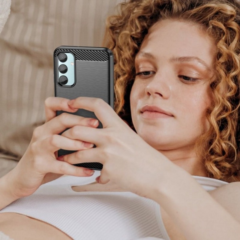Θήκη Carbon Samsung Galaxy M55 SM-M556 Black