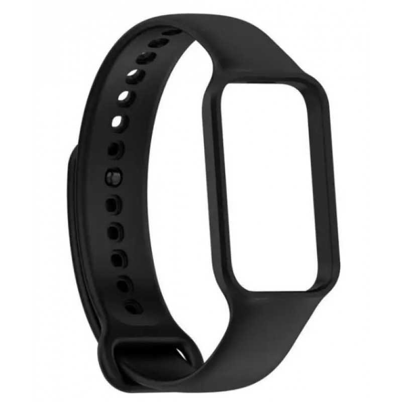 Ανταλλακτικό λουράκι Xiaomi Redmi Smart Band 2 / Mi Band 8 Active Smooth Silicone Black