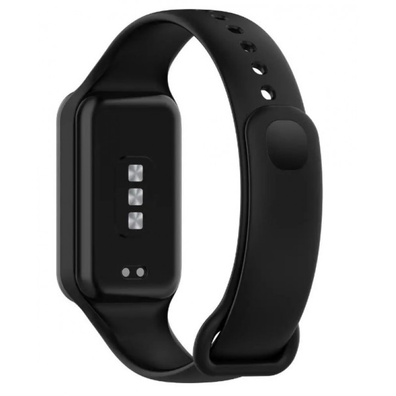 Ανταλλακτικό λουράκι Xiaomi Redmi Smart Band 2 / Mi Band 8 Active Smooth Silicone Black