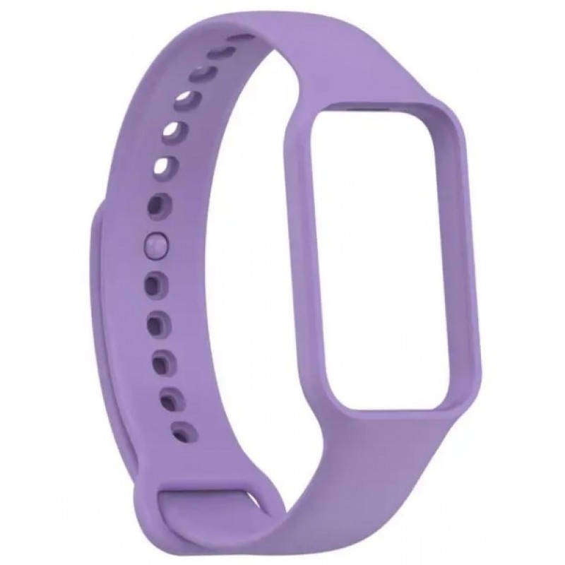 Ανταλλακτικό λουράκι Xiaomi Redmi Smart Band 2 / Mi Band 8 Active Smooth Silicone Purple