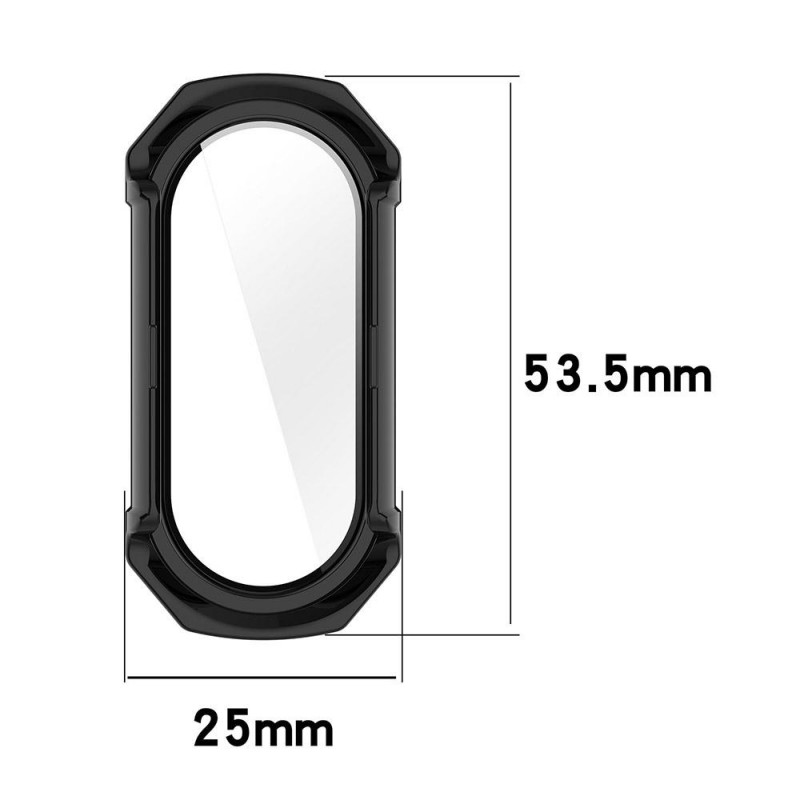 Θήκη PC Full Glass Screen Protector Xiaomi Smartband 8 Clear