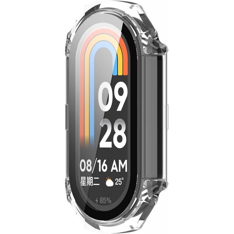 Θήκη PC Full Glass Screen Protector Xiaomi Smartband 8 Clear