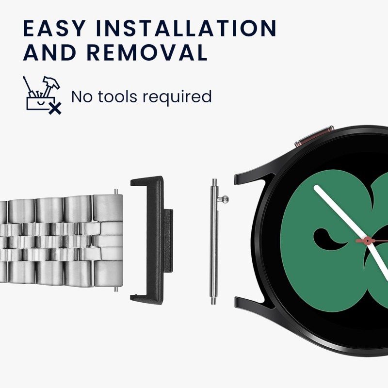 Μεταλλικοί Αντάπτορες Μετατροπής Connector Huawei Watch Fit 3 to 20mm Black