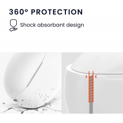 Θήκη Realme Buds Air 3 Silicone Skin White