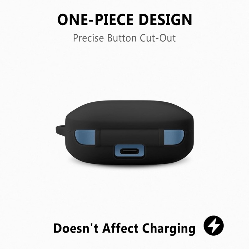 Θήκη Oneplus Buds 3 Silicone Skin Black