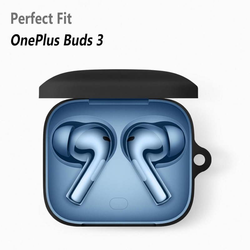 Θήκη Oneplus Buds 3 Silicone Skin Black