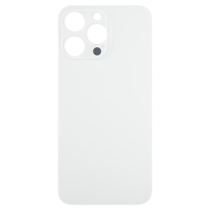 Καπάκι Μπαταρίας  με Αυτοκόλλητη Ταινία Apple iPhone 16 Pro Max (6.9") Back Cover Glass White
