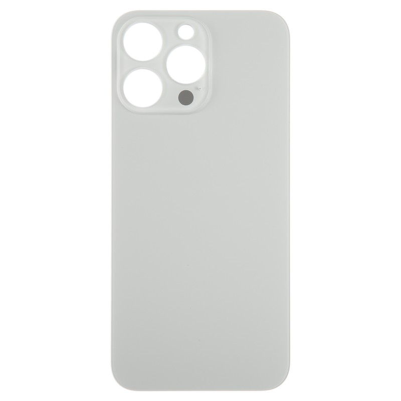 Καπάκι Μπαταρίας  με Αυτοκόλλητη Ταινία Apple iPhone 15 Pro Max (6.7") Back Cover Glass White