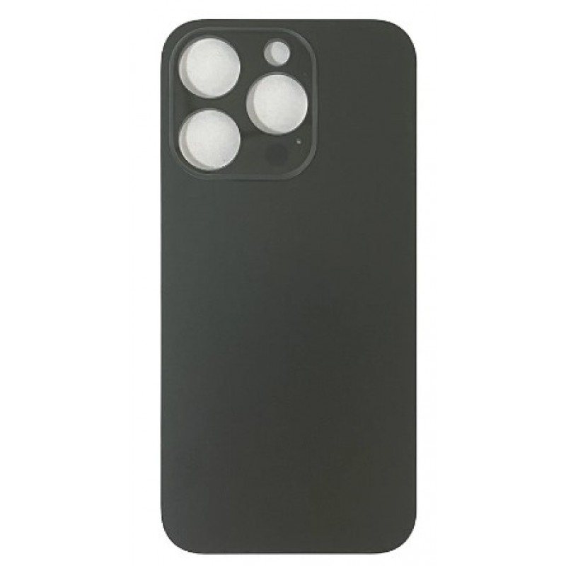 Καπάκι Μπαταρίας  με Αυτοκόλλητη Ταινία Apple iPhone 15 Pro Max (6.7") Back Cover Glass Black