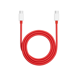 Καλώδιο Data OnePlus Warp Charge Type-C to Type-C (DL152) 1m 150W 12A Red (Original Blister)