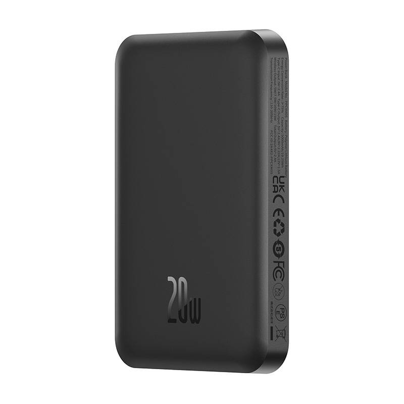 Εξωτερική Μπαταρία Baseus Magnetic Mini Powerbank 5000mAh 20W PD Type-C Cable Black