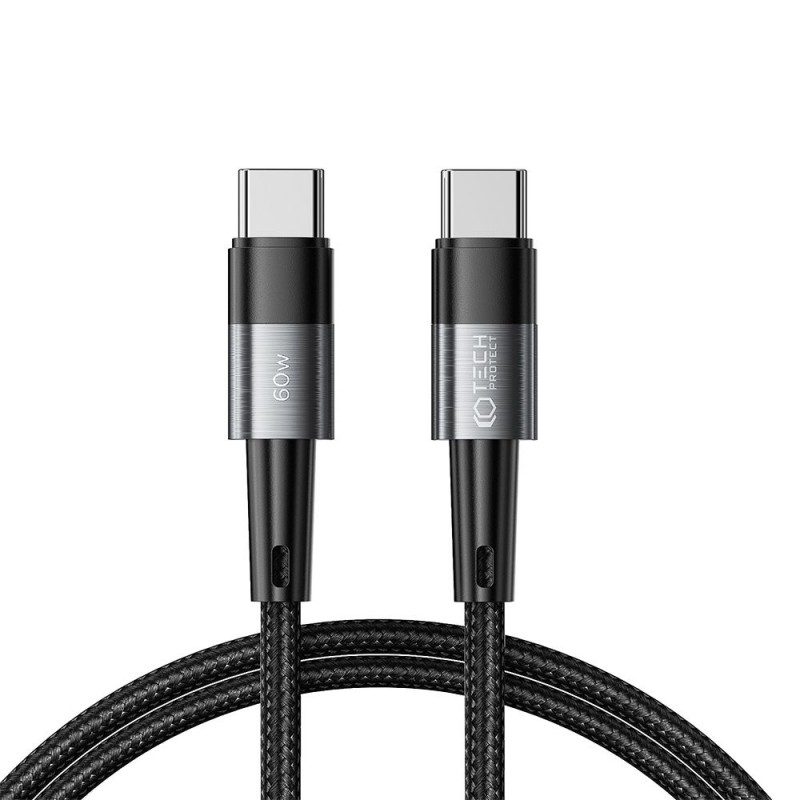 Καλώδιο Tech-Protect UltraBoost Cable Type-C to Type-C 1m 3A 60W Grey