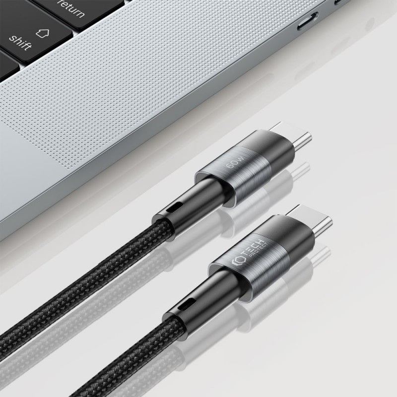 Καλώδιο Tech-Protect UltraBoost Cable Type-C to Type-C 1m 3A 60W Grey
