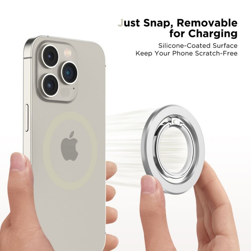 Δαχτυλίδι Συγκράτησης Tech-Protect MMR300 MagSafe Ring Silver