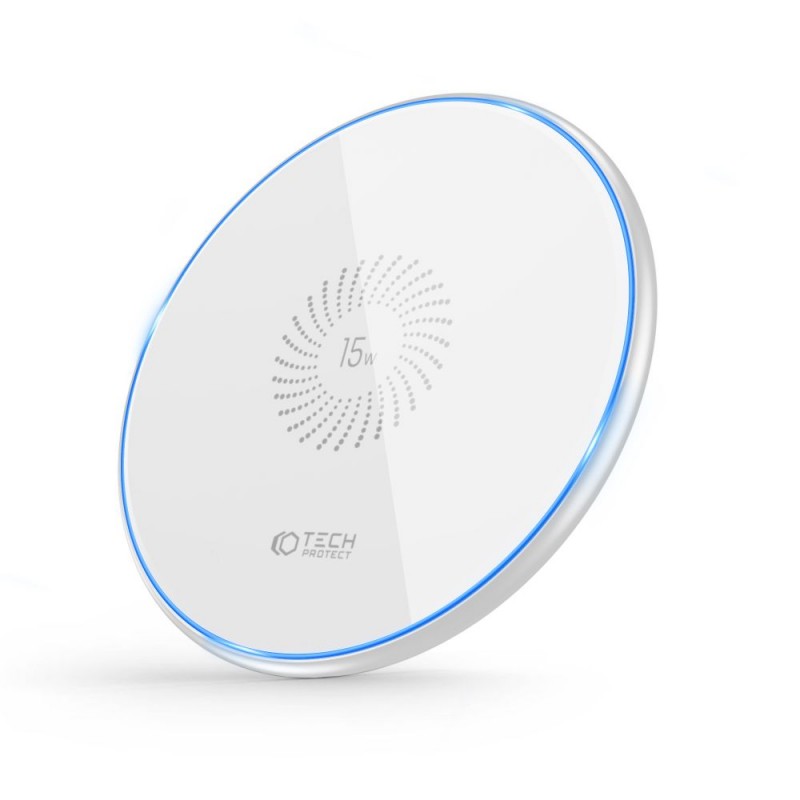 Ασύρματος Φορτιστής Tech-Protect QI 15W Magnetic Magsafe Wireless Charger White