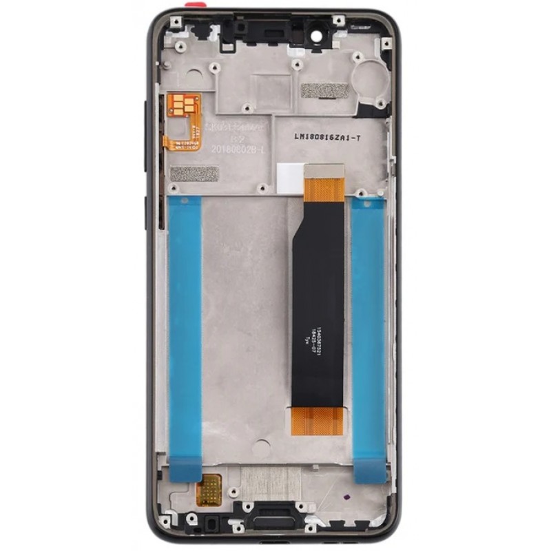 Γνήσια Οθόνη LCD Με Μηχανισμό Αφής Nokia 5.1 Plus/X5 (2018) Black with Frame (Original) με 3 Χρόνια Εγγύηση