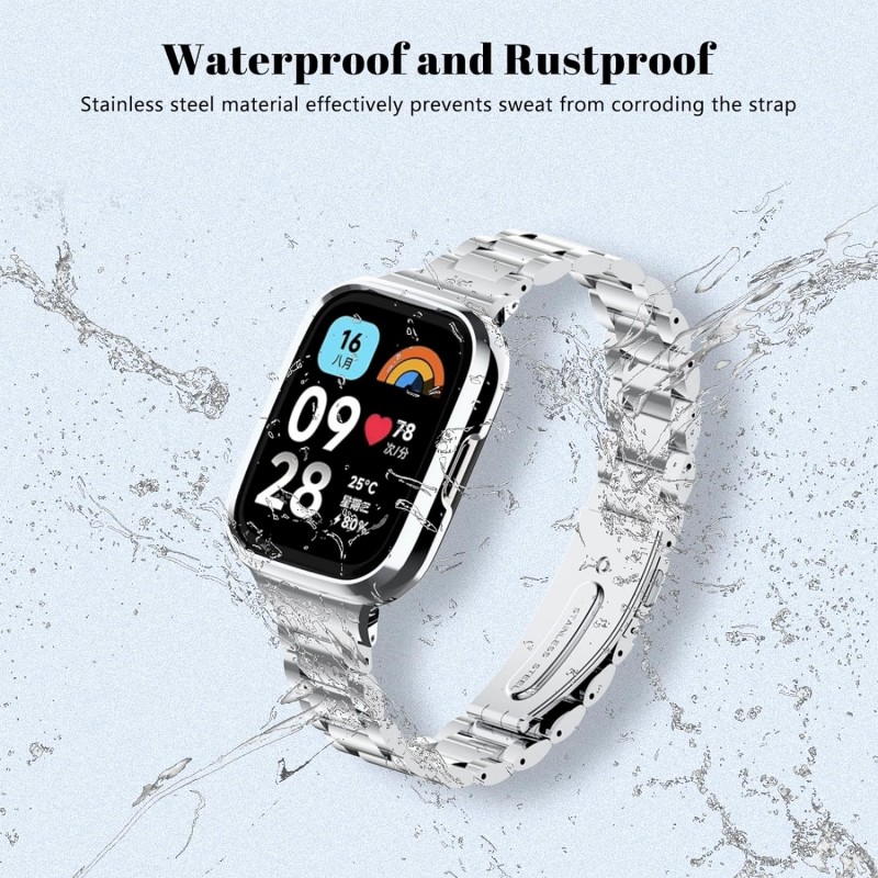 Ανταλλακτικό λουράκι Stainless Steel  Xiaomi Redmi Watch 3 Silver
