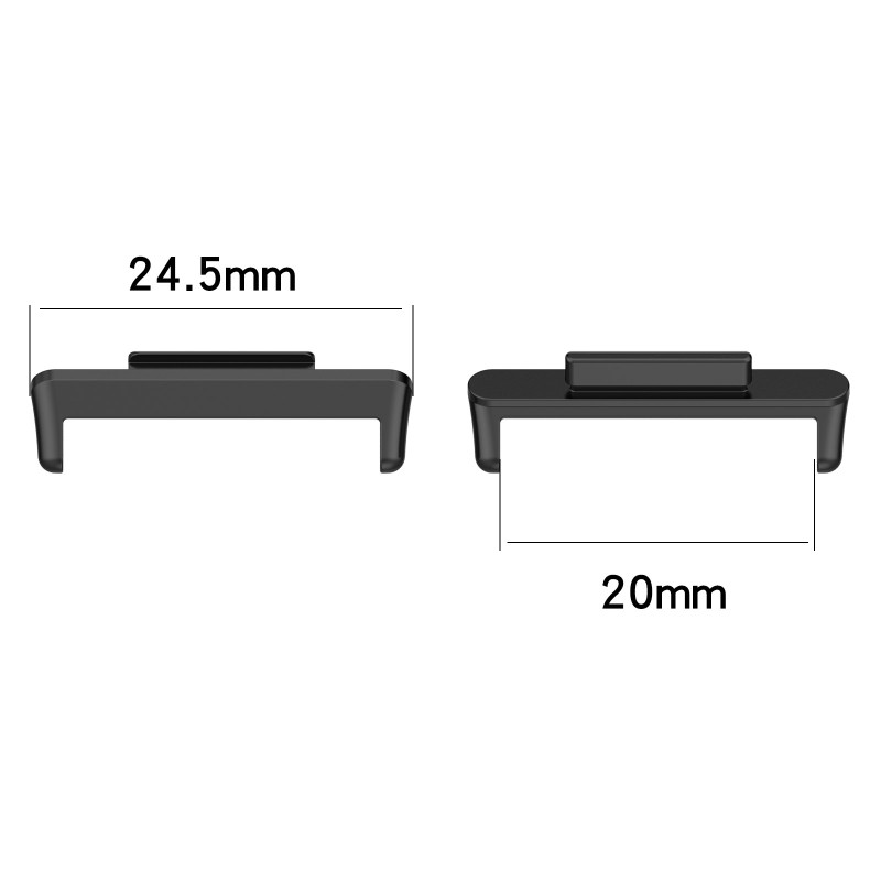 Μεταλλικοί Αντάπτορες Μετατροπής Connector Huawei Watch Fit 2 to 20mm Silver