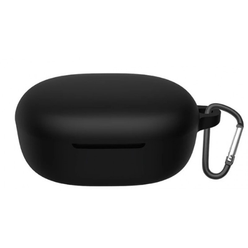 Θήκη Xiaomi Redmi Buds 4 Lite Silicone Skin with Carabiner Black