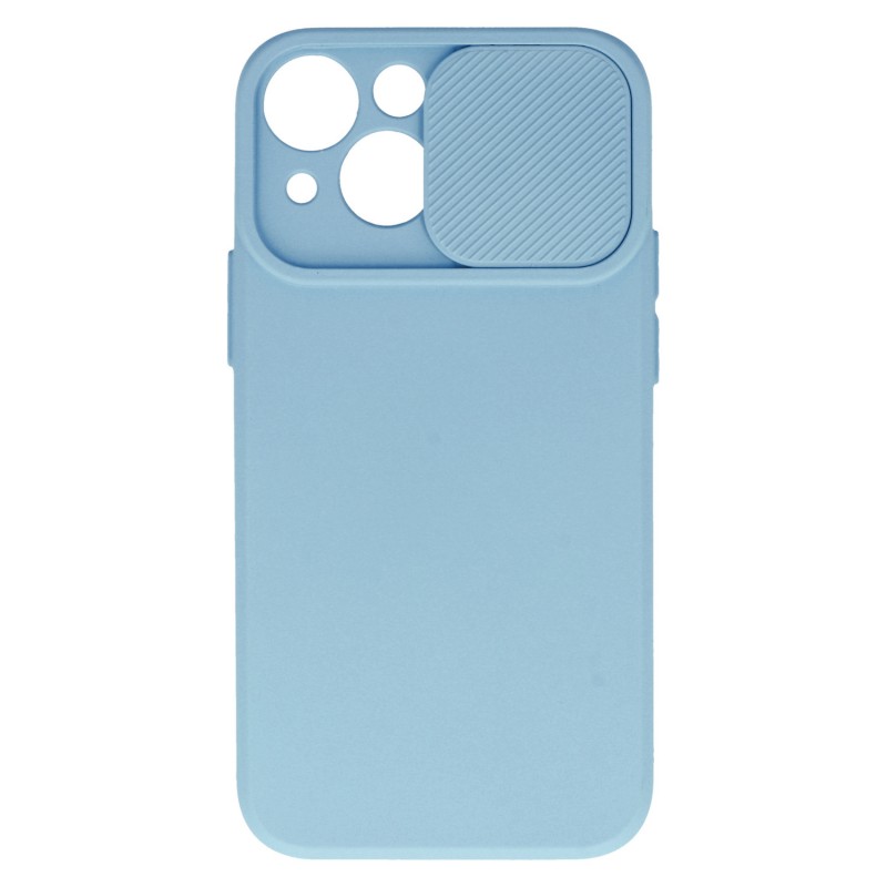 Θήκη Camshield Soft Apple iPhone 14 (6.1") Light Blue