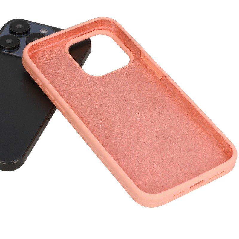 Θήκη Silicone Lite Case Xiaomi Redmi Note 13 Pro 4G / Poco M6 Pro / Note 14S 4G Peach