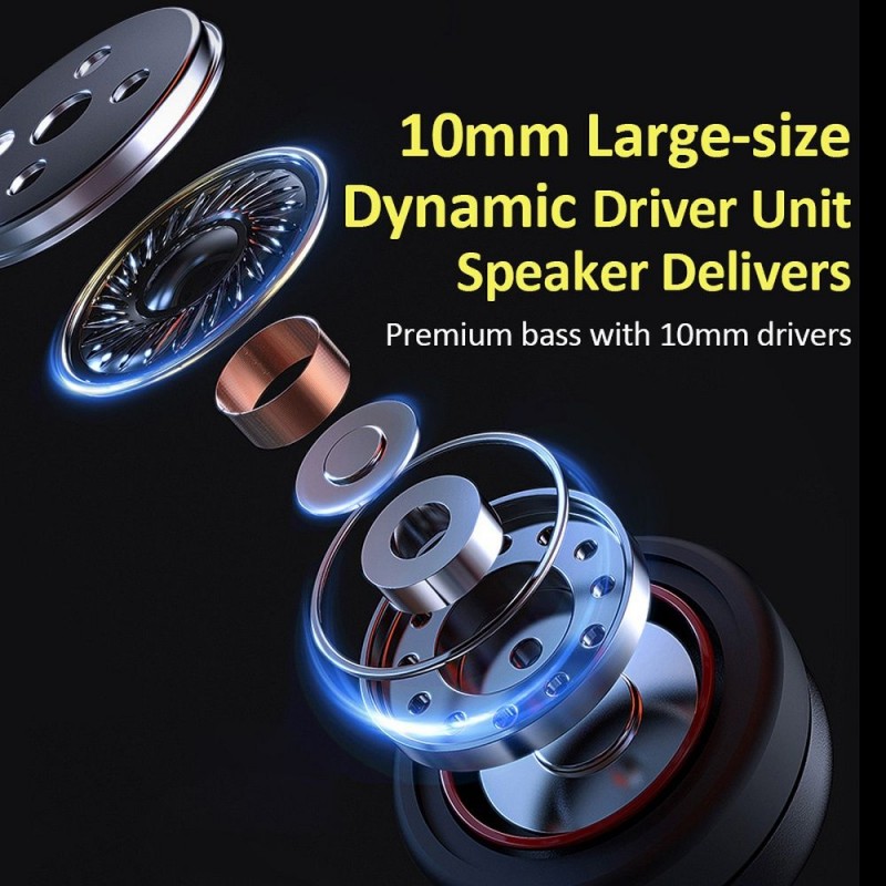 Ακουστικό Bluetooth Forcell F-Audio Wireless Earphone Drive Earbud Black