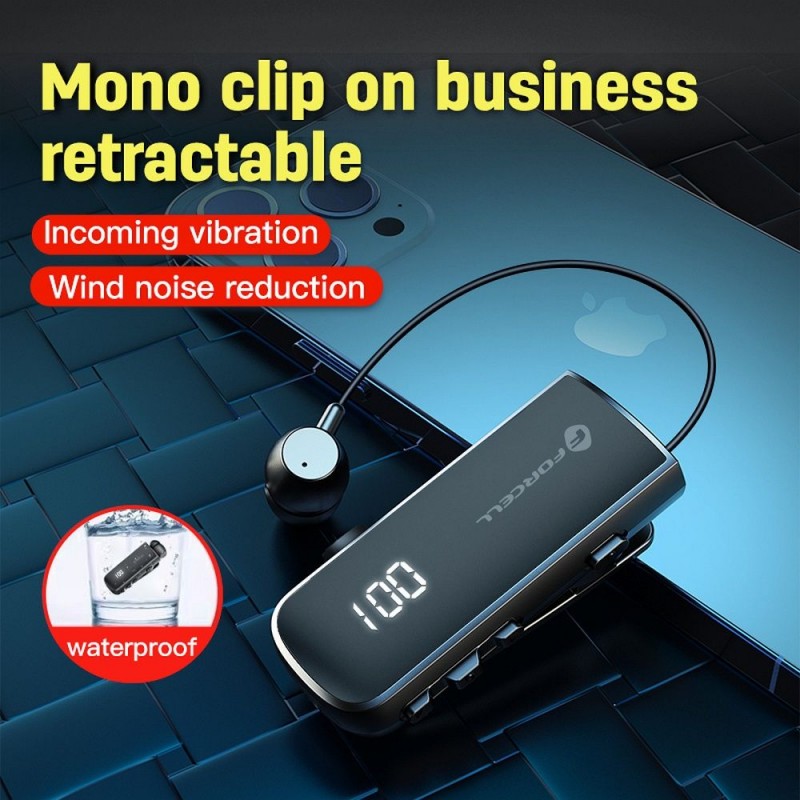 Ακουστικό Bluetooth Forcell F-Audio Wireless Earphone Drive Earbud Black