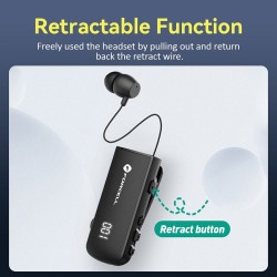Ακουστικό Bluetooth Forcell F-Audio Wireless Earphone Drive Earbud Black