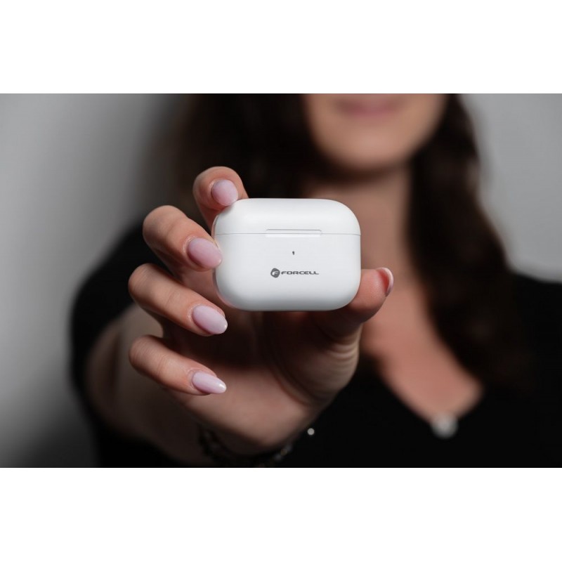 Ακουστικά Bluetooth Forcell F-Audio Wireless Earphones TWS Master ProWhite