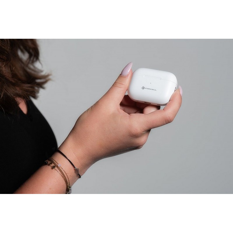 Ακουστικά Bluetooth Forcell F-Audio Wireless Earphones TWS Master ProWhite