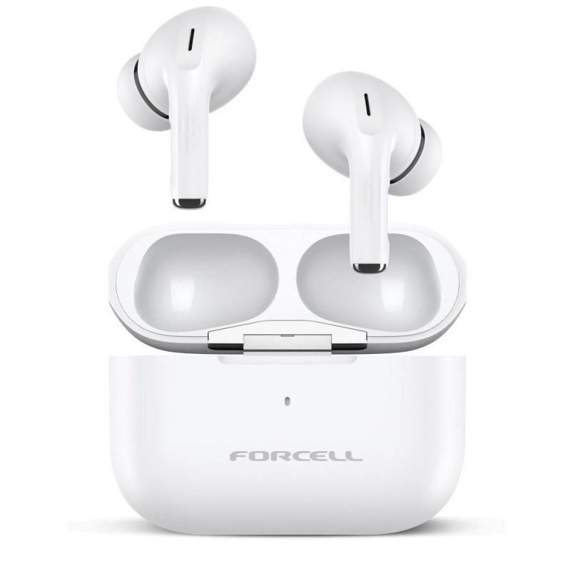 Ακουστικά Bluetooth Forcell F-Audio Wireless Earphones TWS Master ProWhite