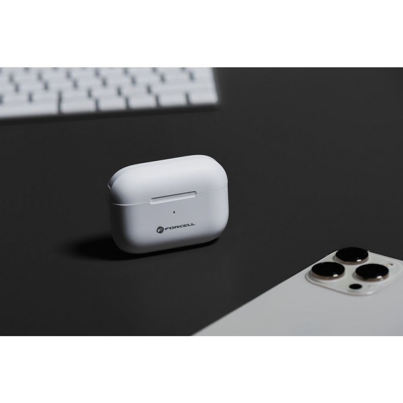 Ακουστικά Bluetooth Forcell F-Audio Wireless Earphones TWS Master ProWhite