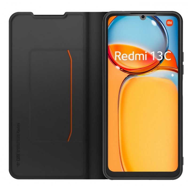 Θήκη Book with Necklace Xiaomi Redmi 13C / Poco C65 Black