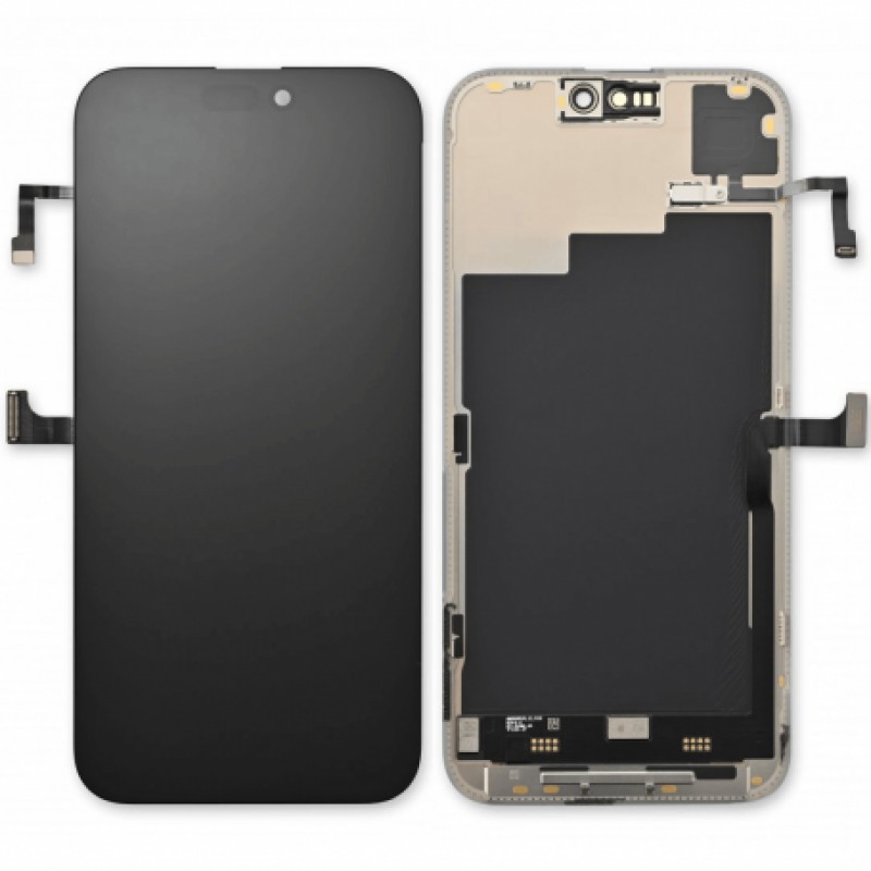 Οθόνη In-Cell Apple iPhone 15 (6.1") & Μηχανισμός Αφής  Black με 3 Χρόνια Εγγύηση