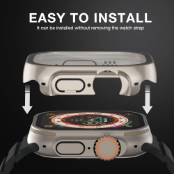 Θήκη PC Full Glass Screen Protector Apple Watch Ultra (49mm) Grey