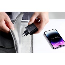 Φορτιστής Ταξιδιού Joyroom Charger 2-USB 2.4A Black
