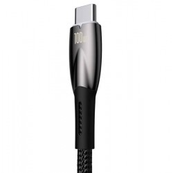 Καλώδιο Data Baseus Glimmer Series USB to Type-C Cable 100w 1m (CADH000401) Black