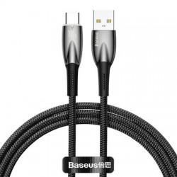 Καλώδιο Data Baseus Glimmer Series USB to Type-C Cable 100w 1m (CADH000401) Black