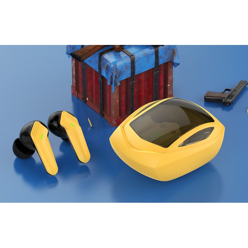Ακουστικά Bluetooth Foneng TWS Wireless earphones BL118 Yellow