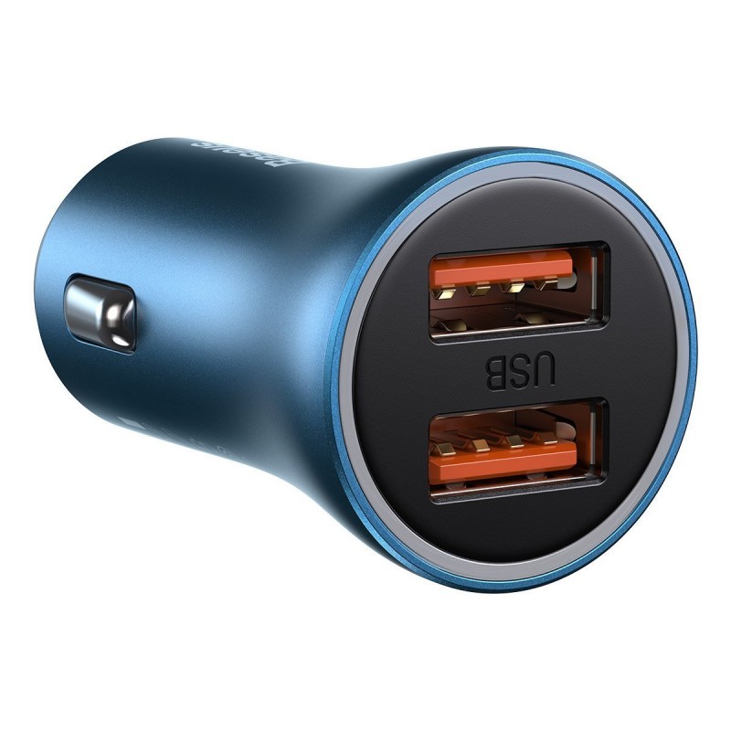 Φορτιστής Αυτοκινήτου Baseus Golden Contactor Pro Car Charger 2xUSB (CCJD-A03) 40W Blue