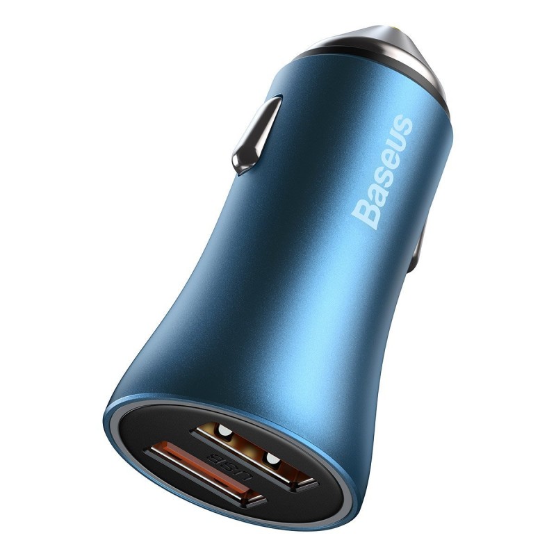 Φορτιστής Αυτοκινήτου Baseus Golden Contactor Pro Car Charger 2xUSB (CCJD-A03) 40W Blue