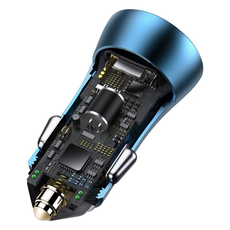 Φορτιστής Αυτοκινήτου Baseus Golden Contactor Pro Car Charger 2xUSB (CCJD-A03) 40W Blue