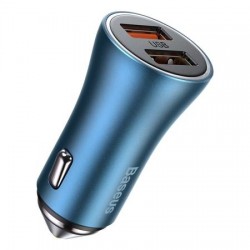 Φορτιστής Αυτοκινήτου Baseus Golden Contactor Pro Car Charger 2xUSB (CCJD-A03) 40W Blue