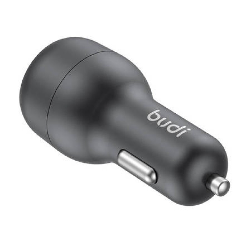 Φορτιστής Αυτοκινήτου Budi Dual USB-C Car Charger 40W Black