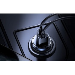 Φορτιστής Αυτοκινήτου Joyroom C-A09 Dual USB Car Charger 30W Black