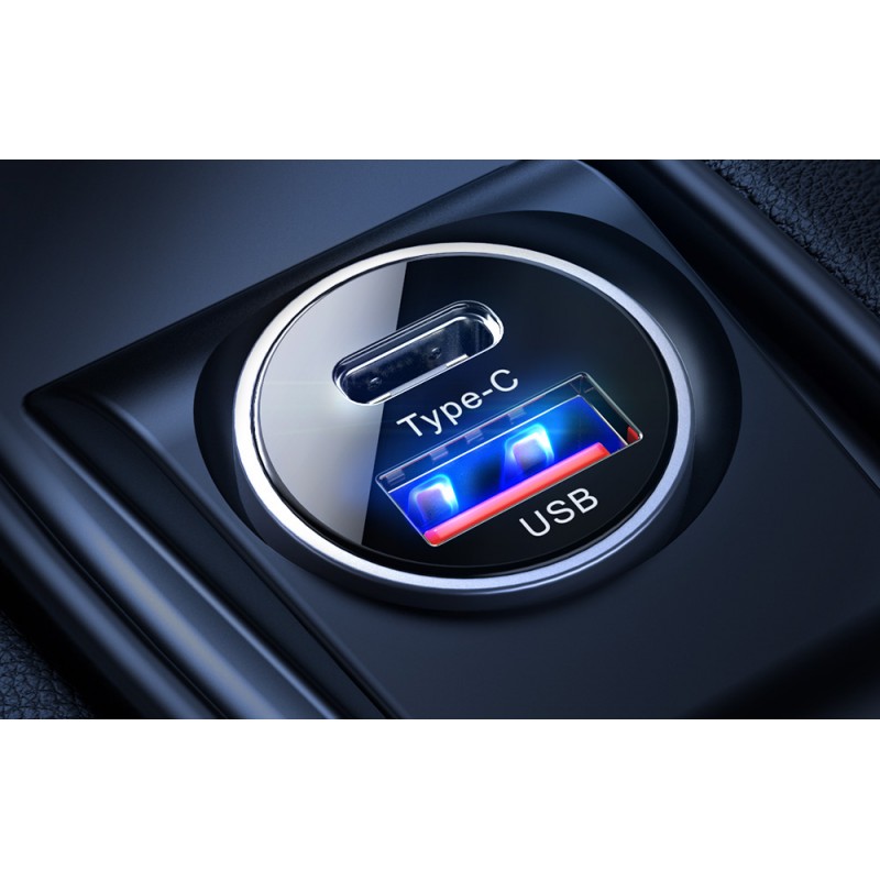 Φορτιστής Αυτοκινήτου Joyroom C-A09 Dual USB Car Charger 30W Black
