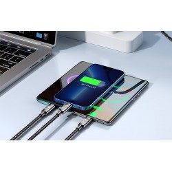 Καλώδιο Joyroom USB 3in1 USB-C/Lightning/Micro USB 3.5A 0.15m (S-1T3015A5) Blue Καλώδιο Joyroom USB 3in1 USB-C/Lightning/Micro USB 3.5A 0.15m (S-1T3015A5) Blue